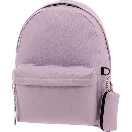 Σακίδιο πλάτης 1+1 θέσεων POLO Gecko Lilac-Λιλά  (9-02-041-4500 2022) - Ανακάλυψε Τσάντες Εκδρομής για βόλτα, διακοπές και για κάθε περίσταση σε μοναδικές τιμές που θα απογειώσουν το στυλ σου από το Oikonomou-shop.